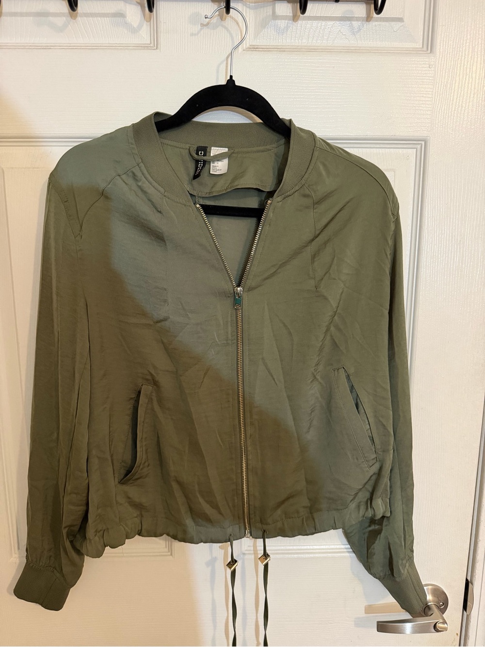 H&M Olive Green Women's Bomber Jacket